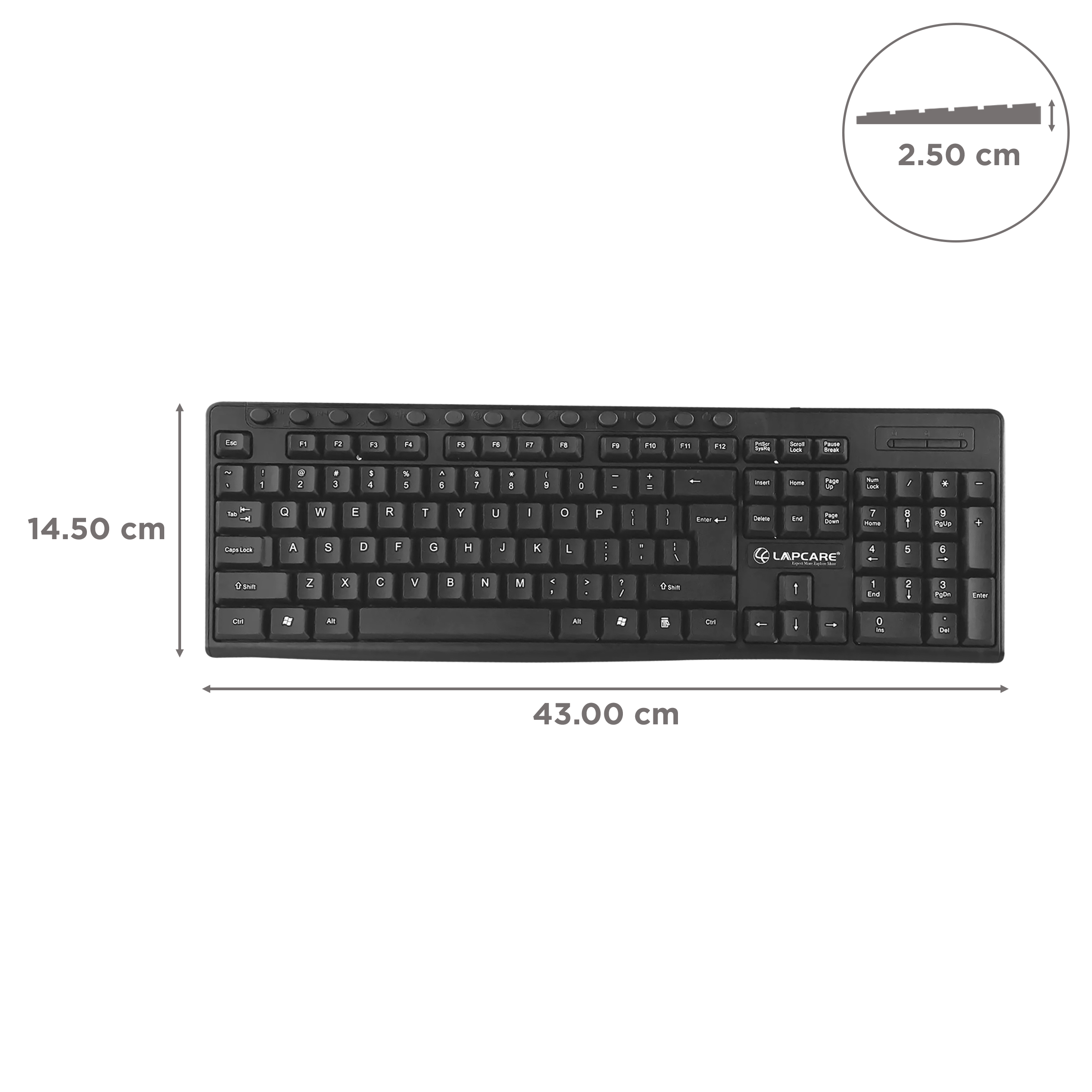 buy-lapcare-e9-wired-keyboard-with-number-pad-spill-resistant-black